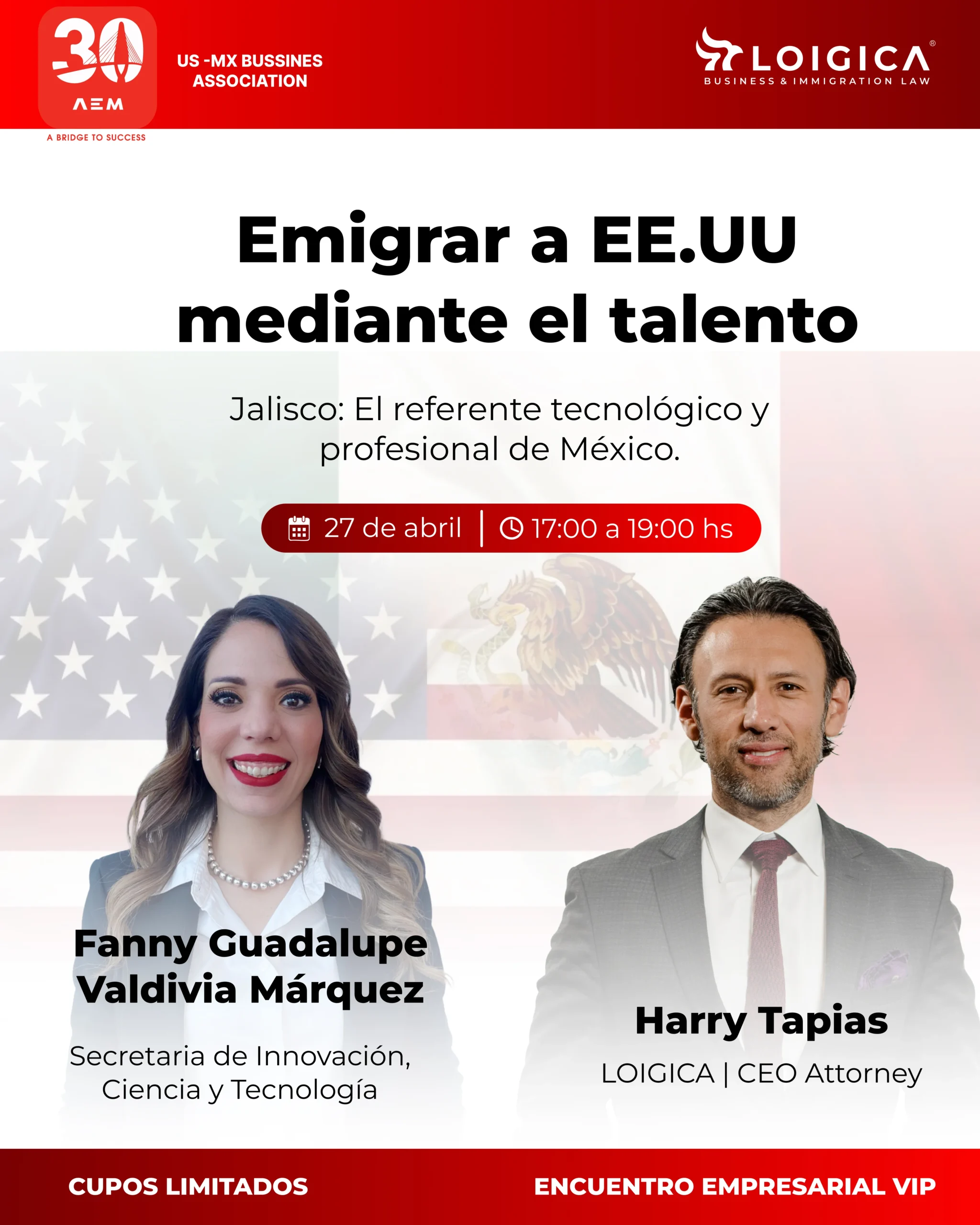 INNOVACIÓN, TALENTO Y COMPETITIVIDAD de Jalisco a Estados Unidos