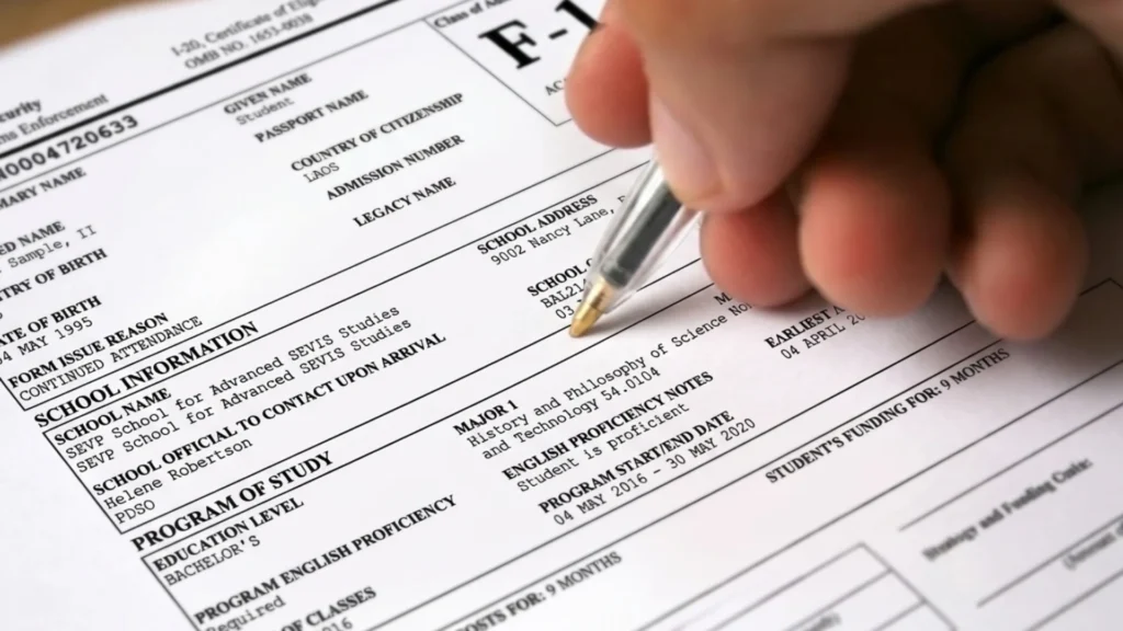 visa F1 requisitos