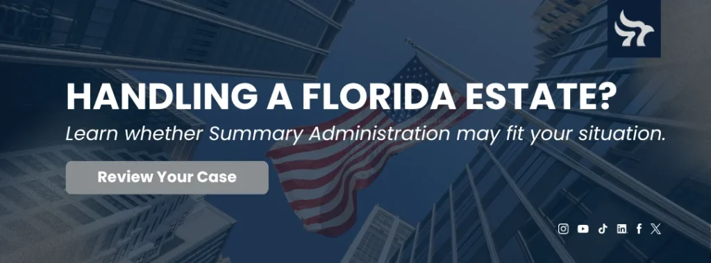 summary administration florida