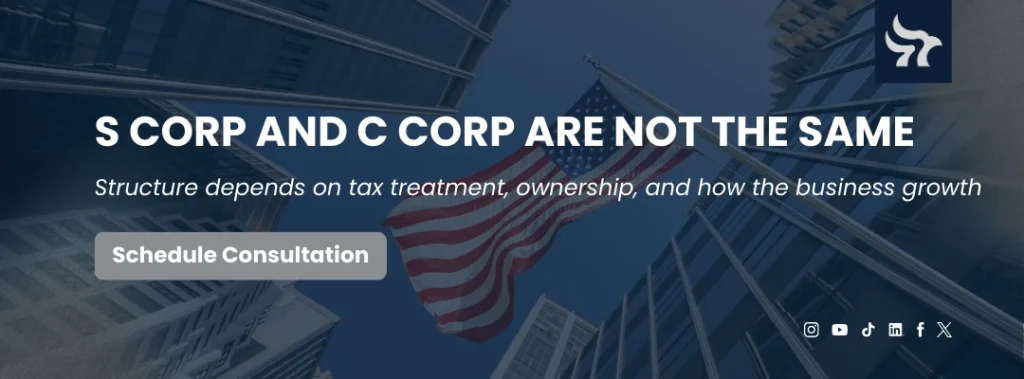 s corp vs c corp loigica